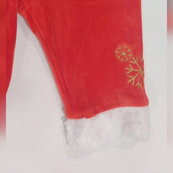 Disney Red Santa Mickey Kids Matching Set . 3/6M - Picture 3 of 7